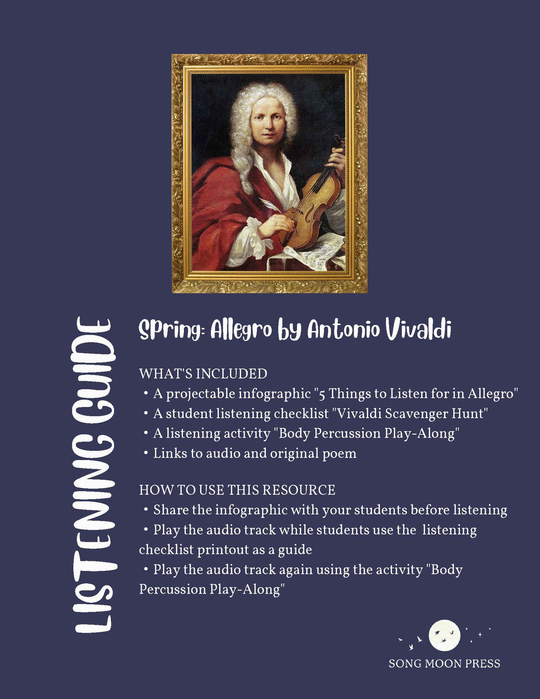 Vivaldi's Spring Allegro Listening Guide FREE!